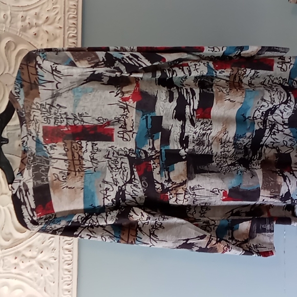 Abstract Sweater Top - Picture 5 of 7